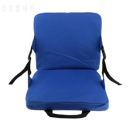 Non-Slip Foldable Outdoor Camping Mat Seat Cushion Portable Waterproof Chair Picnic Stadium Soft Seat Padding Blue