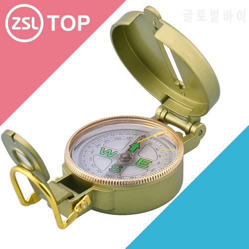 Portable Multifunction Folding Lens Compass Military Boat Dashboard Navigation Compass Dash Mount Outdoor Camping Hiking Surviva