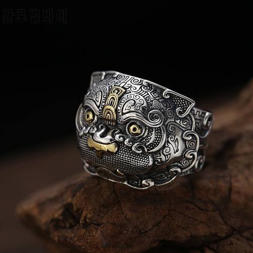 EDC 925 Silver Finger Ring Open-end Ring Opening Ring A Pendant Paracord Outdoor DIY Decorations EDC Tools