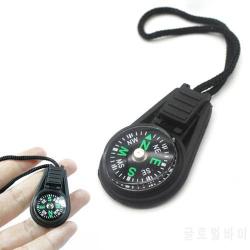 Mini Compass Survival Kit with Keychain for Outdoor Camping Hiking Hunting