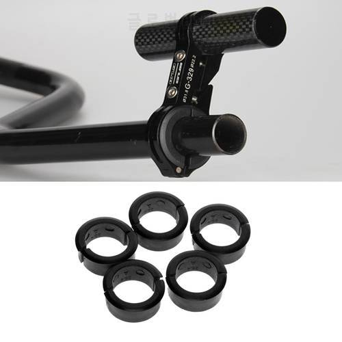 10 Pair Bike Handlebar Clamp Shims Reducer Spacer Mount Set 22.2/25.4mm Made From Engineering Plastic Material