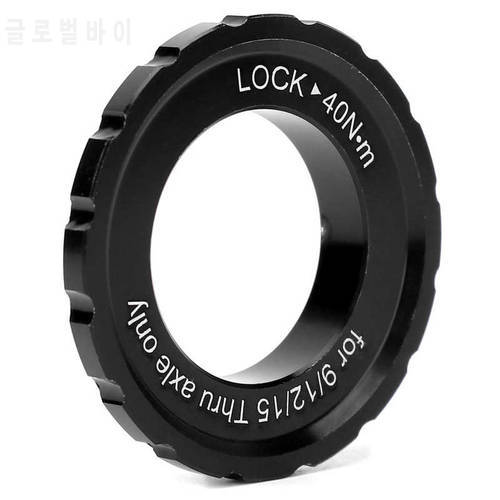 Center Lock Disc Brake Hub Rotor Lockring Front Rear 9/12/15 MM 9/12/15/20 MM Axle CenterLock Cover Ring Accessories