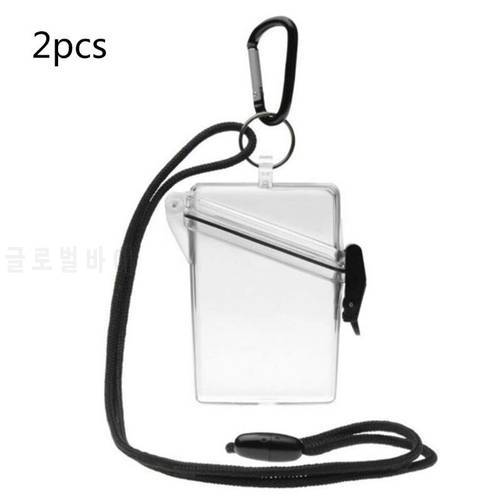 Waterproof Card Case Cover Lightweight Clear Sport Outdoor Change Box Holder Shipping