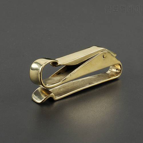 Copper Buckles DIY Brass Key Ring Waist Belt Buckle EDC Outdoor Tools Keychain