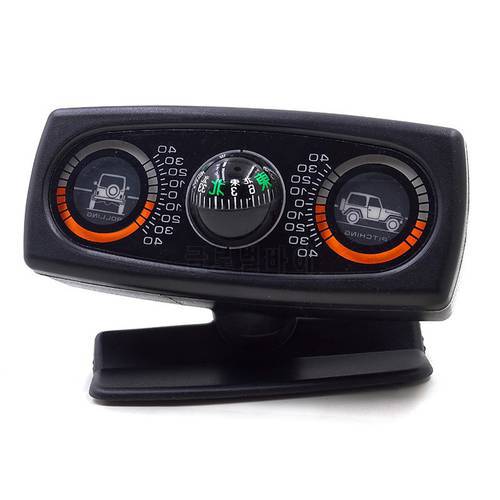 3 In 1 Multifunction Vehicle Compass Car Inclinometer For Jeep SUV Car Accessories Angle Slope Level Inclinometer Compass Ball