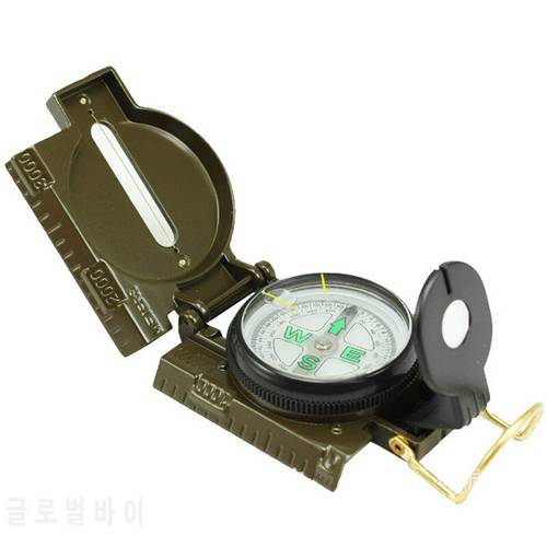 Outdoor Survival Compass, Car Compass Digital Multifunctional Metal Car, Mountaineering Camping Travel Compass Pointing North