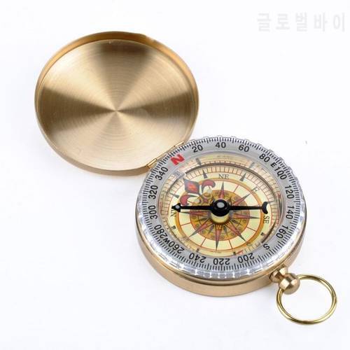 Portable Outdoor Pocket Watch Camping Compass Hiking Pocket Watch Retro Flip Compass Hiking Gear Outdoor Compass