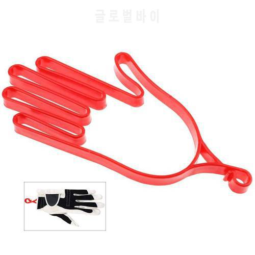 Golf Gloves Holder High Quality portable Sports Golfer Tool Gear Plastic ABS Rack Dryer Hanger Stretcher with Strap Hot Sale