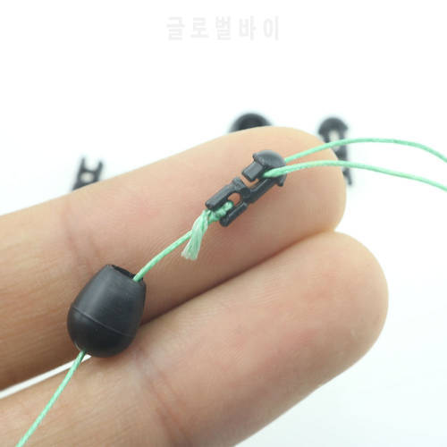 Rompin 20pcs/lot Carp Fishing Beads Quick Change Release Beads Connector Method Feeder Line Holder fishing Terminal Tackle