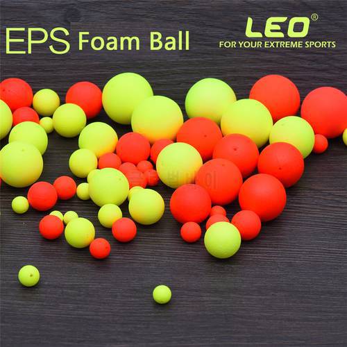 20pcs/lot φ 6.5mm-27mm EPS Foam Fishing Float Hard Balls Buoyancy Ball Float Gear Fish Float Outdoor Fishing Accessory