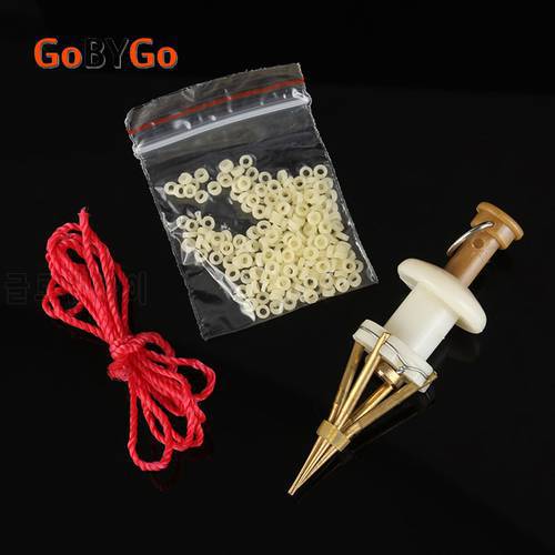 GoByGo 1Pcs Portable Fishing Baits Lightweight Clip Fishing Lures Professional Earthworm Bloodworm Clip Fishing Tackle Accessory
