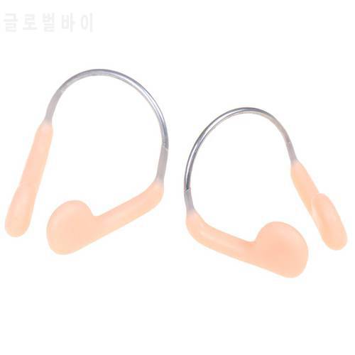 Soft Silicone Steel Wire Reusable Swimming Nose Clip Comfortable Diving Surfing Swim Nose Clips For Adults Children