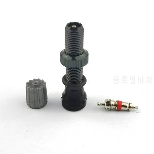 1pcs 40mm Tubeless Valve Valve Aluminum Alloy American Valve Valve Mountain Bike Tubeless Valve Valve Bicycle Personal Care