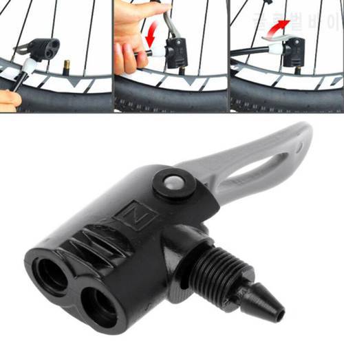 Bicycle Valve Convertor Bicycle Pump Nozzle Hose Adapter Dual Head Pumping Parts Air Pump Inflator Convertor