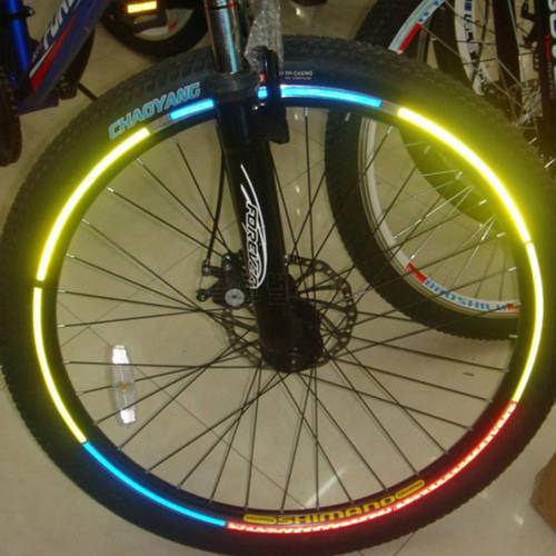 48pcs/lot Sale Reflective Stickers Cycling Security & Protection Mountain Bike Reflector Bicycles Accessories Dropship