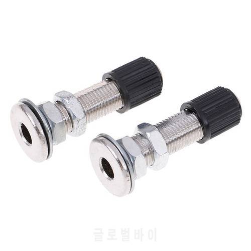 High Quality 2Pcs/Set MTB Mountain Road Bike Bicycle Accessories 38mm Bicycle Schrader Valve Ultralight Zinc Alloy