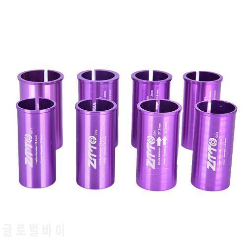 Bicycle Seatpost Adapter Alloy Sleeve Convert Seat Post Tube Conversion Adapter 25.4 27.2 28.6 30.4 30.8 31.6 33.9 34.9