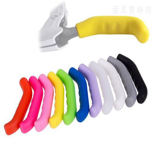 1pair Bicycle Brake Handle Lever Silicone Sleeve Cover Fixed Gear Universal Type Brake Lever Protection Cover Cycling