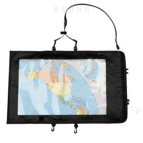 Waterproof Map Storage Case PVC Foldable Transparent Document Dry Bag Holder Storage Bag Cover For Outdoor Camping Hiking Travel