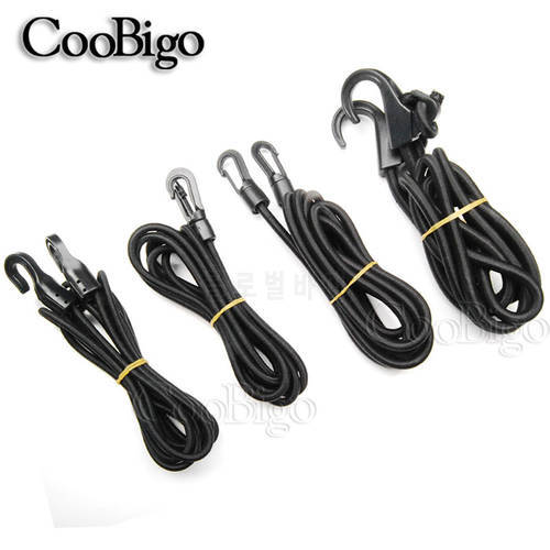 2M Heavy Duty Elastic Bungee Shock Cord Strap Stretch Plastic Hook Bikes Car Luggage Tent Kayak Boat Canoe Rope Tether