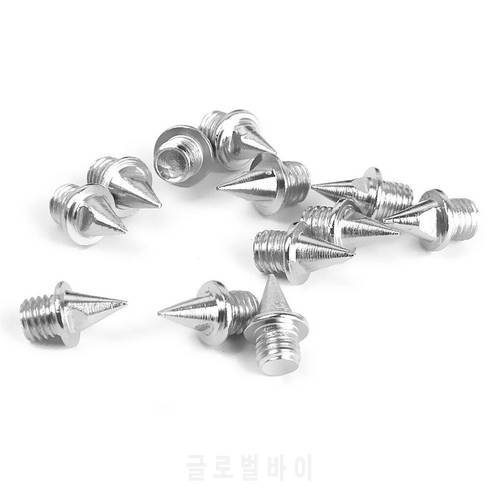 30pcs 7mm Durable Silver Sprint Track And Field Shoes Spikes Replacement Running Sport Shoe Spikes