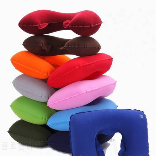 1pcs of 2020 Ultralight Inflatable PVCnylon Air Pillow Sleeping Pad Travel Hiking Beach Buggy Airplane Headrest Outdoor Portable