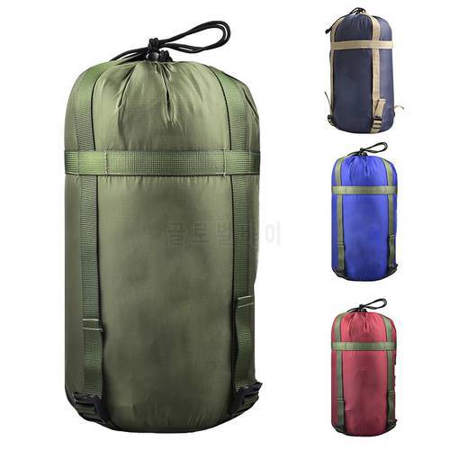 Durable Sleeping Bag Storage Bag Portable Outdoor Hiking Camping Sleeping Bag Winter Compression Pack Travel Hammock Storage Bag