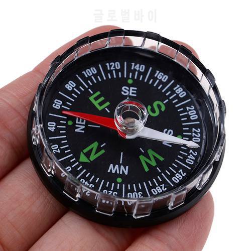 1PC Portable Mini Precise Compass Practical Guider For Camping Hiking North Navigation Survival Button Design Compass