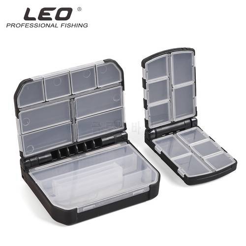 Leo Semi-automatic Opening and Closing Accessories Box 28054 Fishing Hook Bite Lead Tool Pin Box Fishing Gear Pesca Small Large