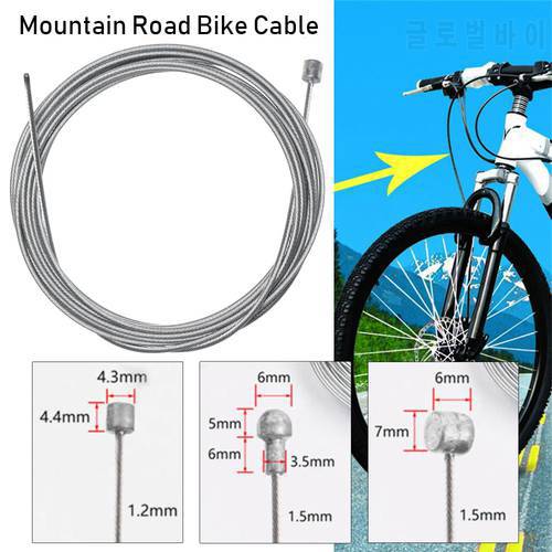 1PC Silver Stainless Steel/Plating Zinc Fixed Gear Derailleur Speed Shifter/Brake Line Cable Core Inner Wire MTB Road Bike Part