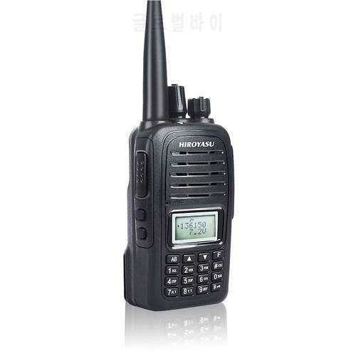 Waterproof walkie talkie VOX dual band VHF 136-174MHz & UHF 400-520MHz Scrambler roger beep talkie talkie HIROYASU F2000