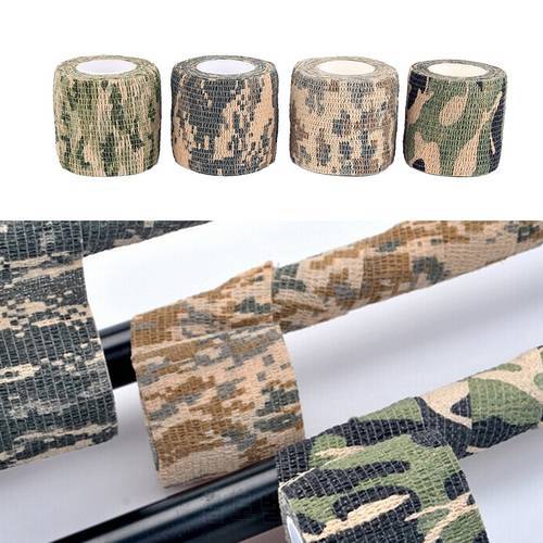 4.5m Self Adhesive Stretch Non Woven Tactical Camouflage Belt Outdoor Hunting ACU Camouflage Catcher Tape Outdoor Survival Tool