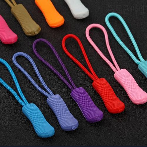 5Pcs High Quality Zipper Pull Cord Rope Pullers Zip Puller Replacement Ends Lock Zips Bags Clip Buckle Outdoor Travel Tools