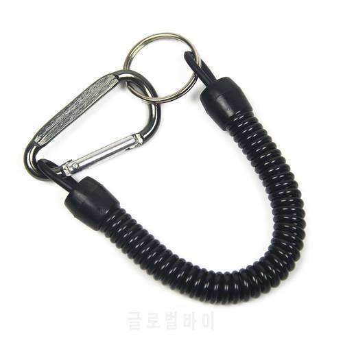 XC Tactical Lanyard Spring Rope Outdoor Hiking Camping Anti-lost Phone Key Chain Molle Military Backpack Attactment Spring Strap