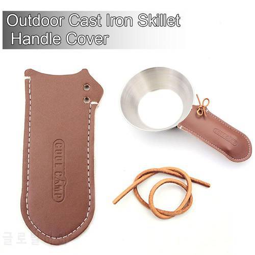 Cast Iron Frying Pan Handle Cover Cast Iron Skillet Handle Covers Leather Hot Handle Holder
