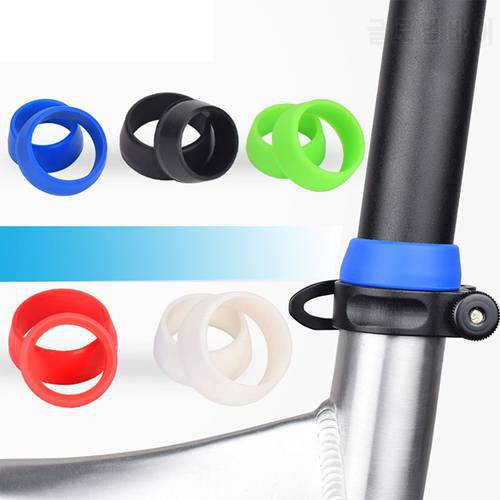 Silicone Bicycle Seat Post Rubber Ring Dust Cover Cycling Bicycle Seatpost Case For Mountain Bike Seat Post Protective Acc