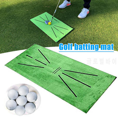 Golf Training Mat for Swing Detection Batting In Door Golf Game Golf Practice Training Aid Game Gift Home Office Outdoor Mat Pad