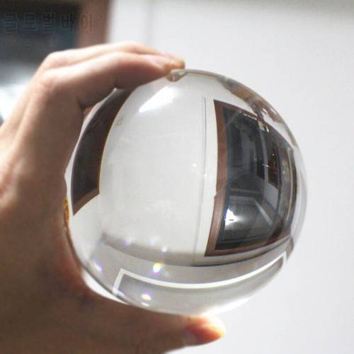 Hot 30/40/50mm Clear Glass Crystal Ball for Photography Props Home Decoration Gifts ED889