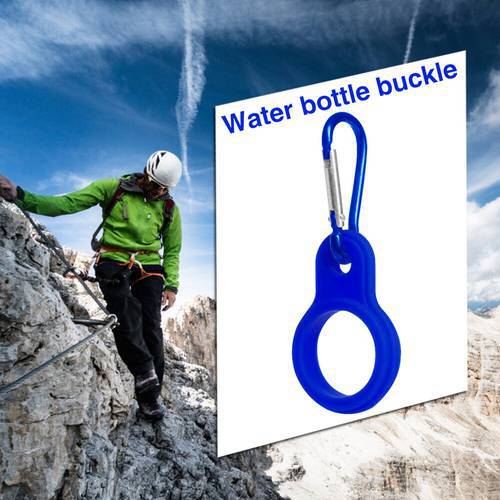 Carabiner for Water Bottle Holder Sport Kettle Buckle Hook Travelling Carabiner Silicone Outdoor Portable Carabiner Belt
