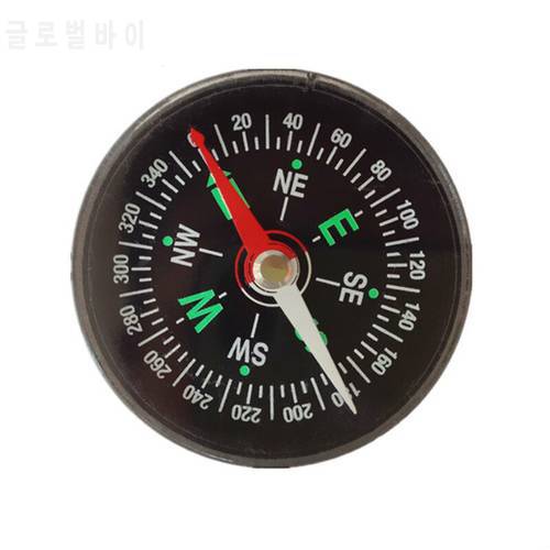 Outdoor 40mm Compass, High Precision Plastic Oiled and Portable Pocket Outdoor Compass Camping Small Compass