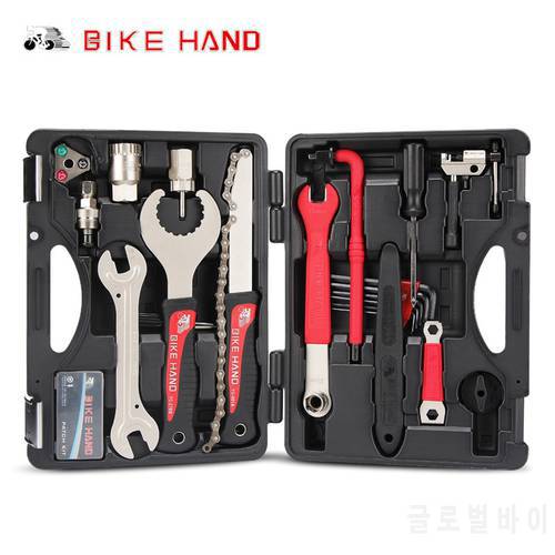 Repair Tool BIKE HAND 18 in 1 Combination Suit YC-728 Bicycle Multi-function Case Professional Maintenance box