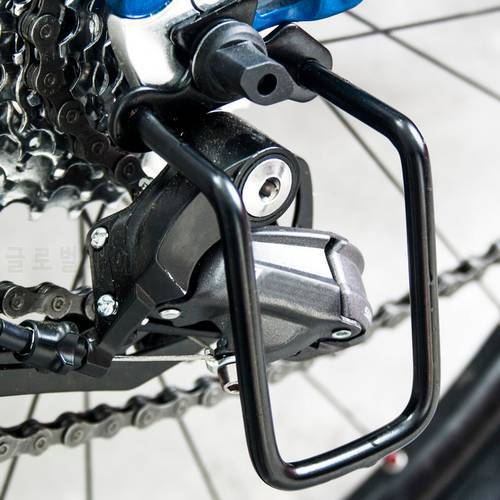 Adjustable Steel Bicycle Rear Gear Derailleur Chain Guard Protector Mountain Road Bike Transmission Protection Cycling Tools