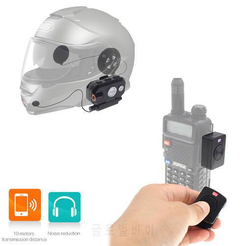 Walkie Talkie Hands-free Bluetooth PTT Headset Helmet K Plug For Motorcycle Helmet Locomotive Helmet Headset With Walkie Talkie