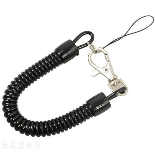 1PCS Tactical Retractable Spring Elastic Rope Security Gear Tool Anti-lost Phone Keychain Portable Fishing Lanyards Outdoor Tool