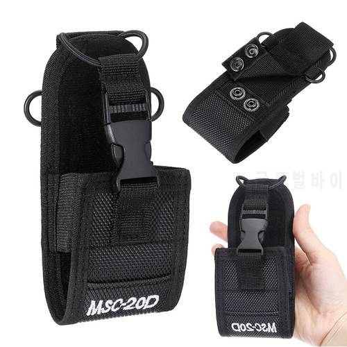Walkie-Talkie Case Holder Radio Pouch Walkie Talkie Bag Holder Pocket Military Belt Pouch Bags Use For Baofeng Motorola Kenwood