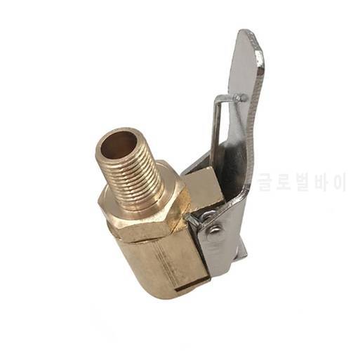 Car Iatable Quick Connector Brass Air Pump Thread Nozzle Adapter Car Accessories Fast Conversion Head Clip Type Nozzle 40
