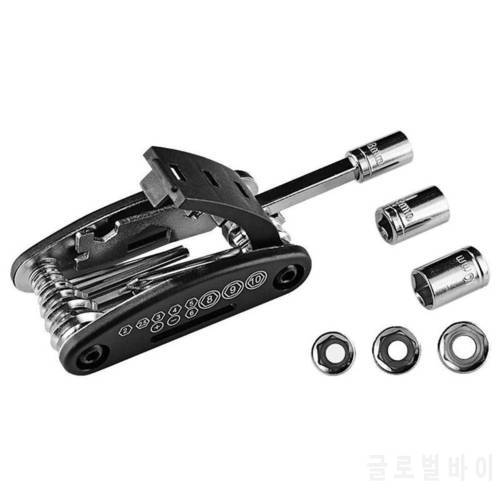 16 in 1 Multi function Mountain Bike Bicycle Repair Wrench Allen Sets Screwdriver Hex Repair Spoke Tire Tools Nut Kit Key
