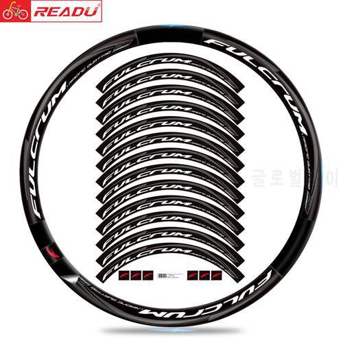 Racing quattro 40Disc Road Bike Wheelset stickes decals bicycle Wheel rims stickers 40 rims for two wheels