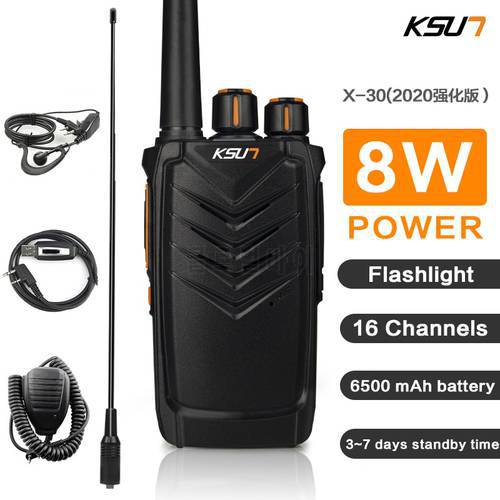 KSUN X30TFSI Ham Radio Handheld Portable UHF 400-470MHz Comunicador Hf Transceiver Radio Scanner Two Way Radio
