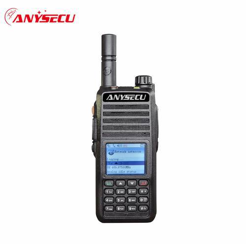 Anysecu 4G Radio Walkie Talkie G6000 Linux System Realptt Platform UHF 400-470MHz With GPS Location Function